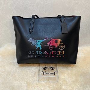 Coach Rexy & Carriage Tote Limited Edition Black - Rare
